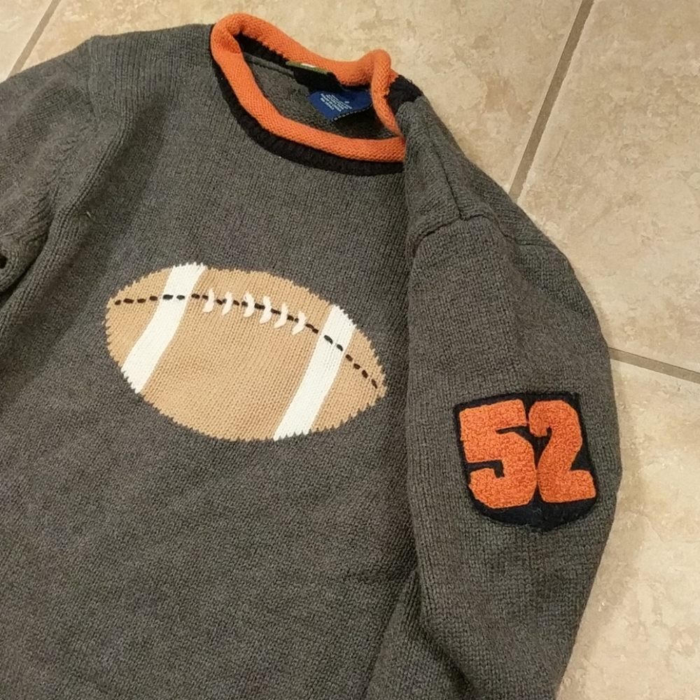Boy's football cotton sweater